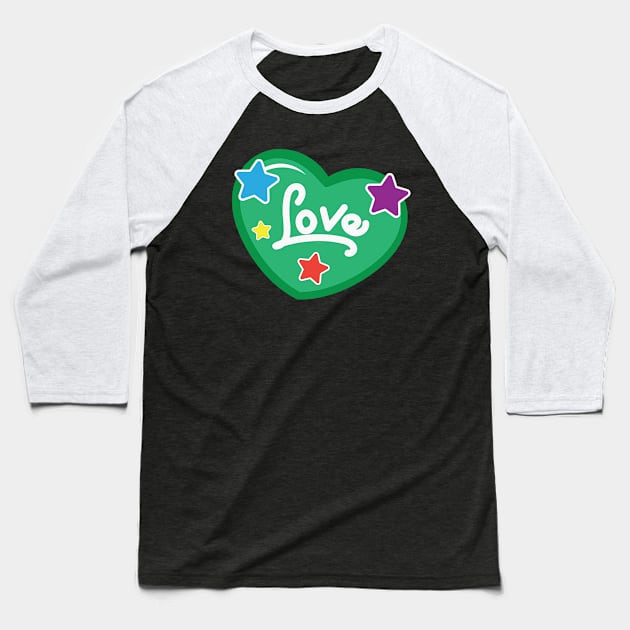 HEART - LOVE Baseball T-Shirt by GreatSeries